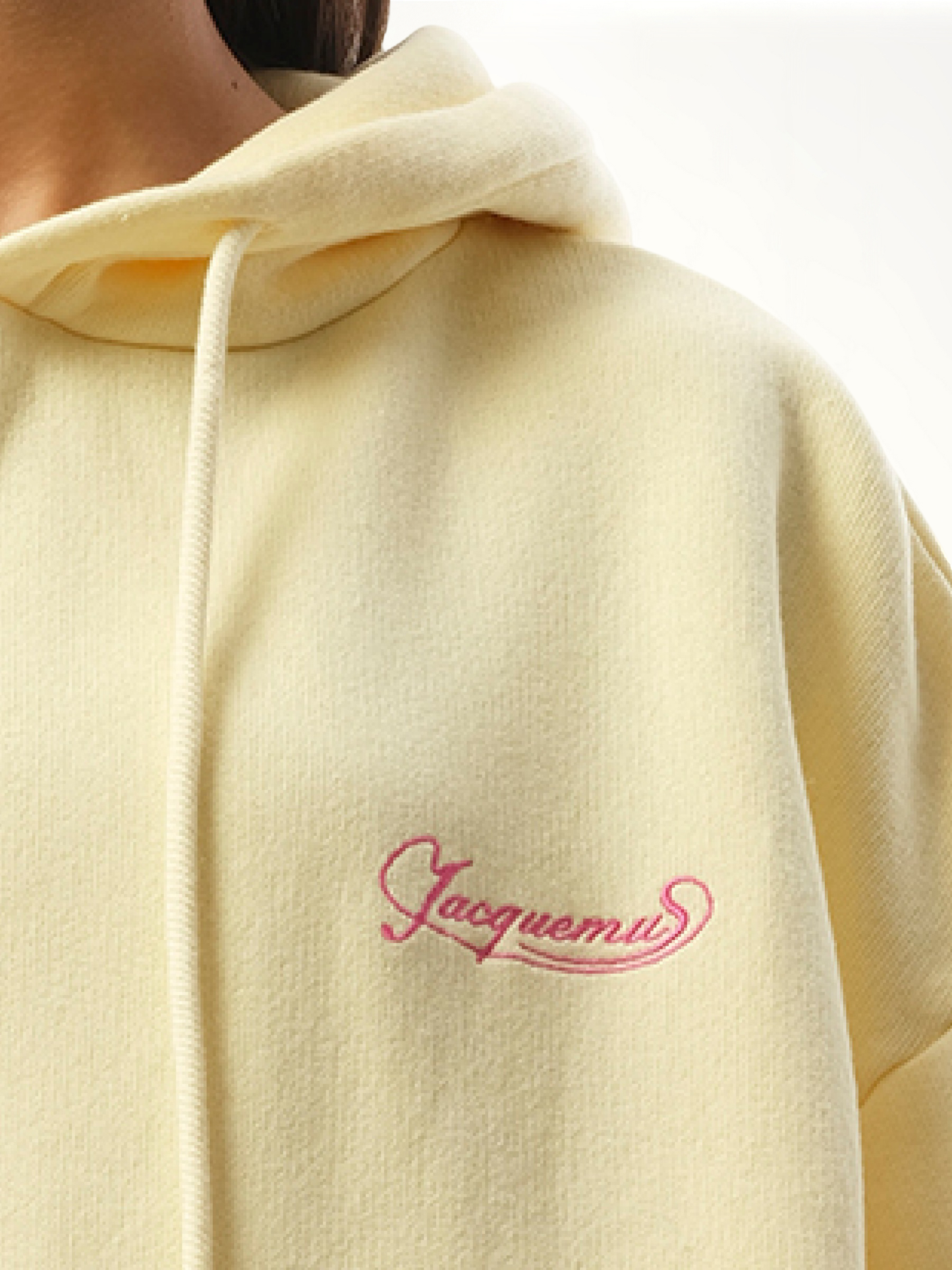 Le Hoodie Corto Uni Club in Beige