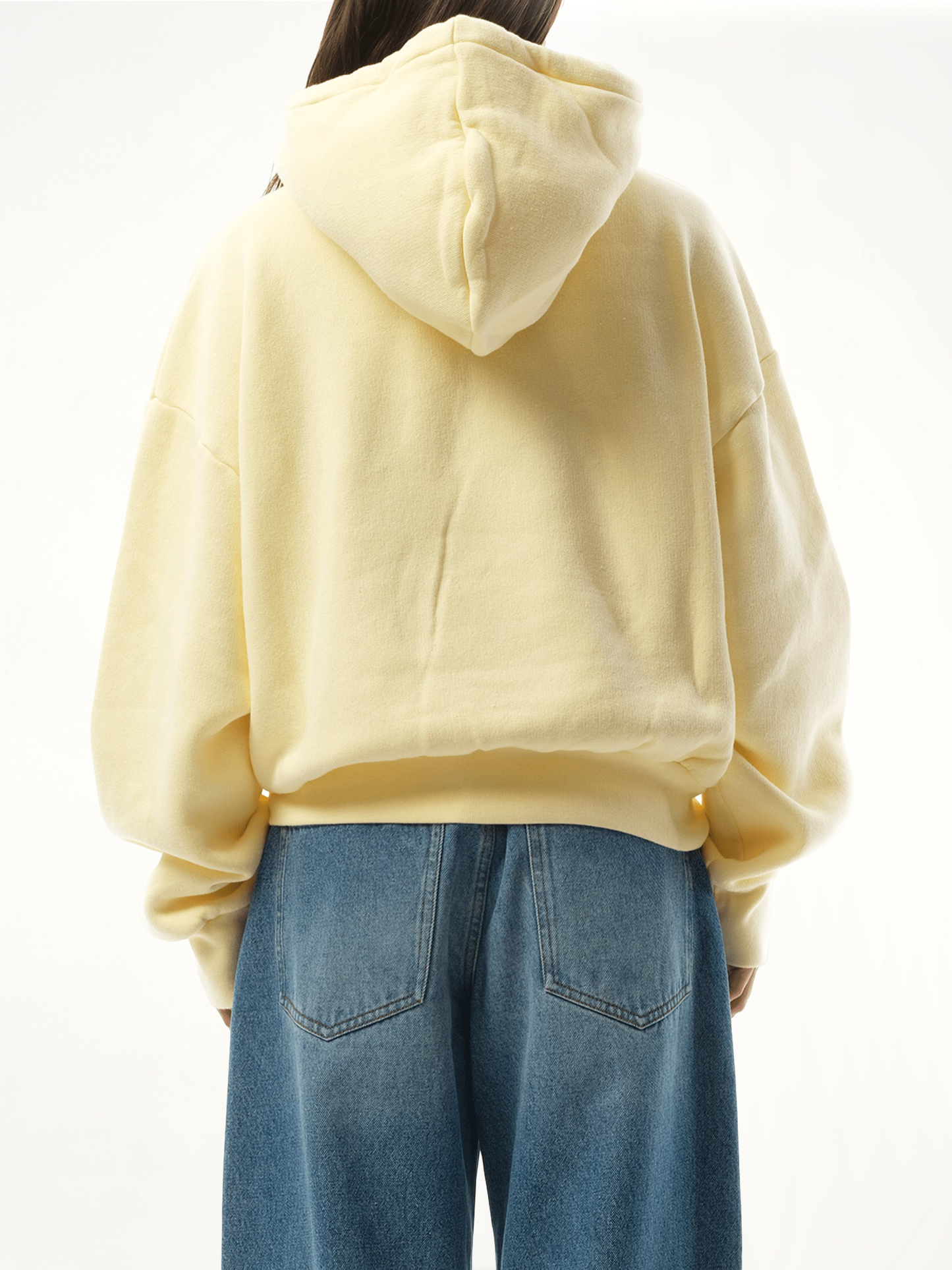 Le Hoodie Corto Uni Club in Beige