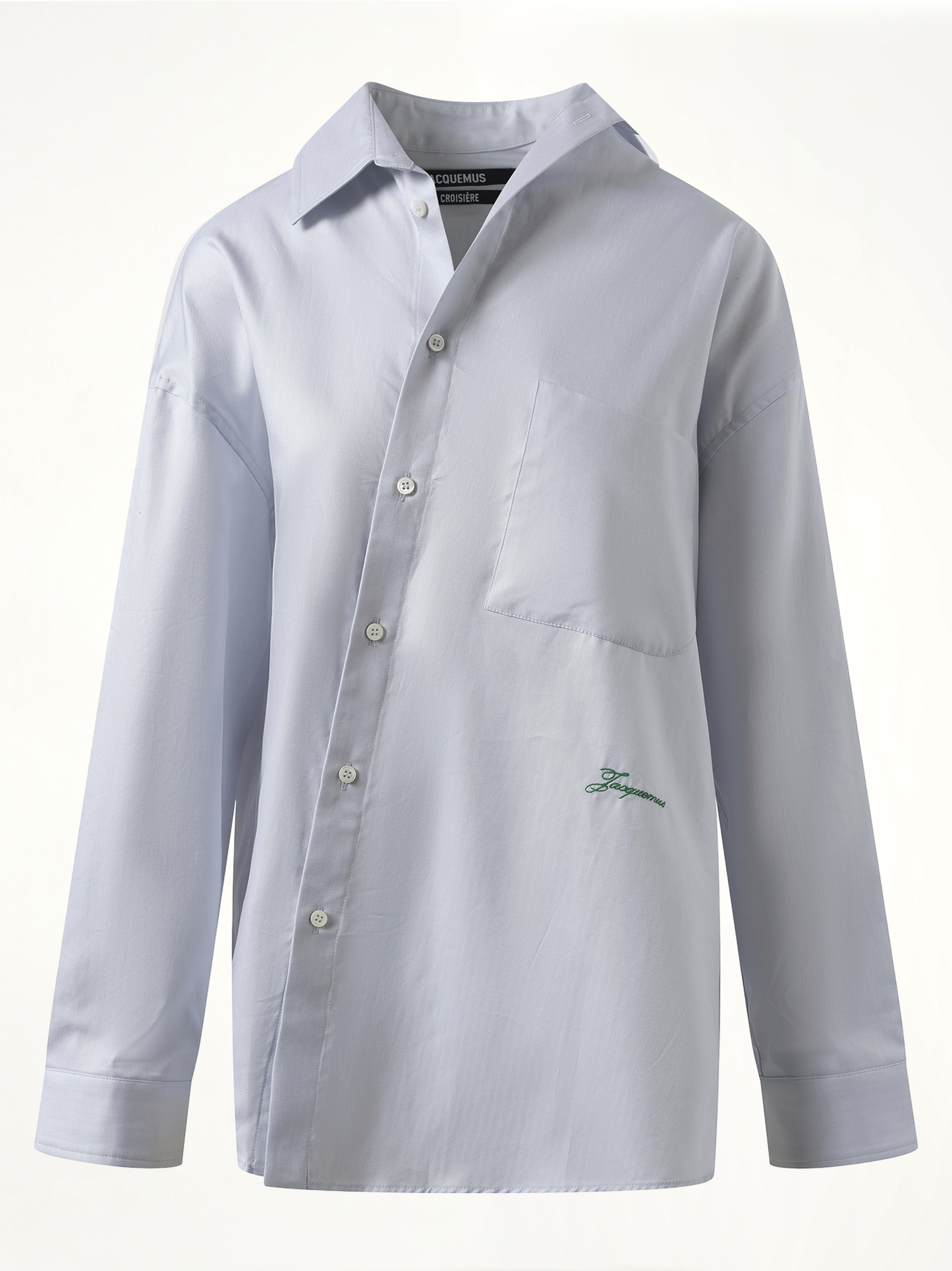 La Chemise Cuadro in Light Grey