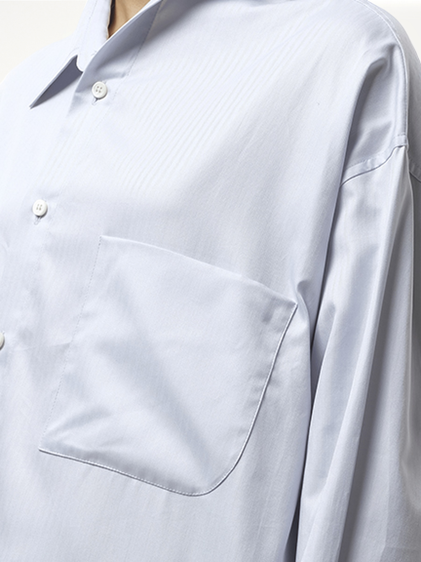 La Chemise Cuadro in Light Grey