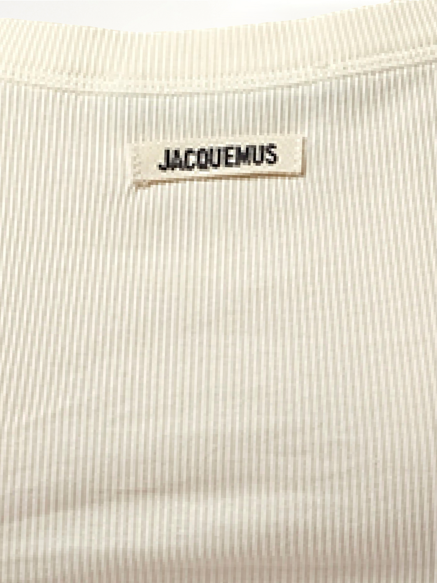 Le Debardeur Gros Grain in White