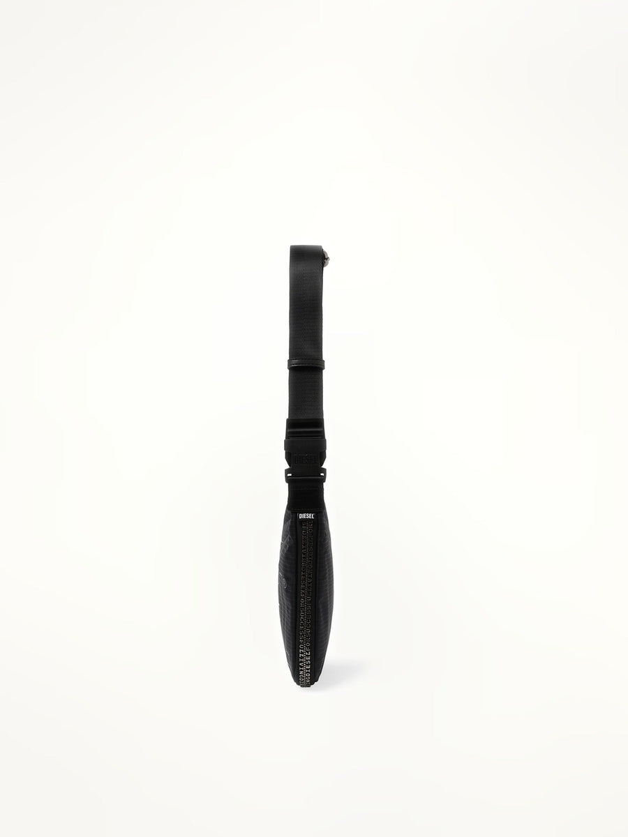 Diesel Zip-D Shoulder Bag in Black