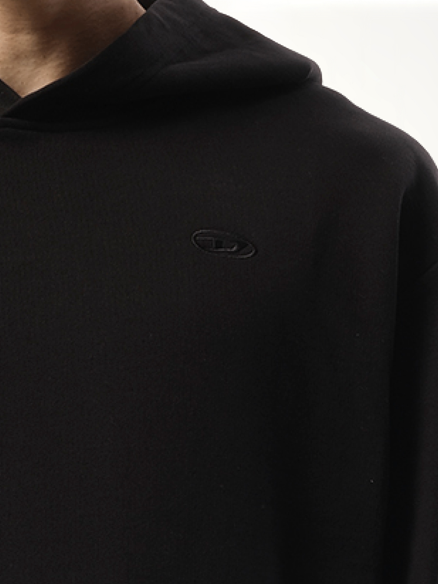 S-Macs Oval D Hoodie in Black