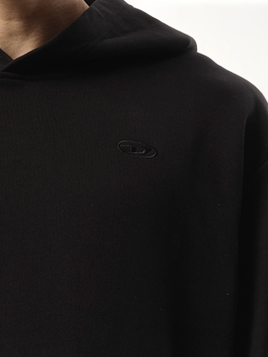 S-Macs Oval D Hoodie in Black