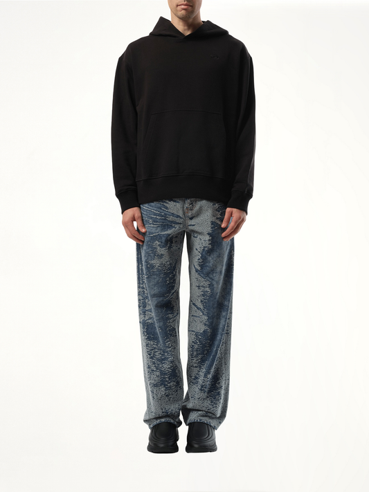 S-Macs Oval D Hoodie in Black