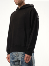 S-Macs Oval D Hoodie in Black
