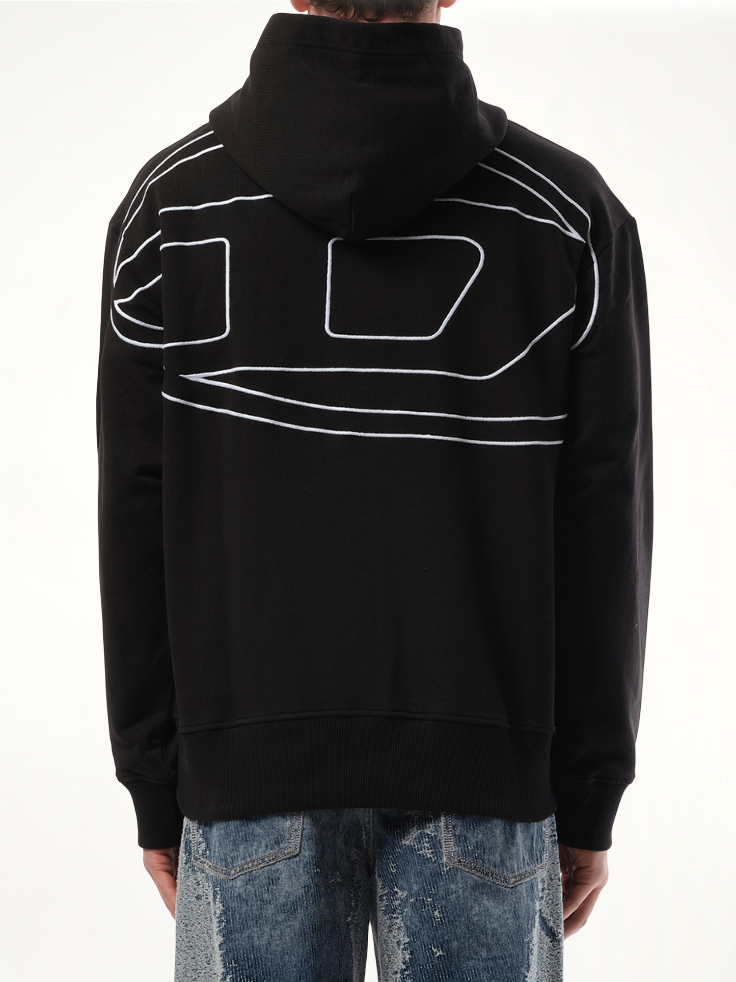 S-Macs Oval D Hoodie in Black