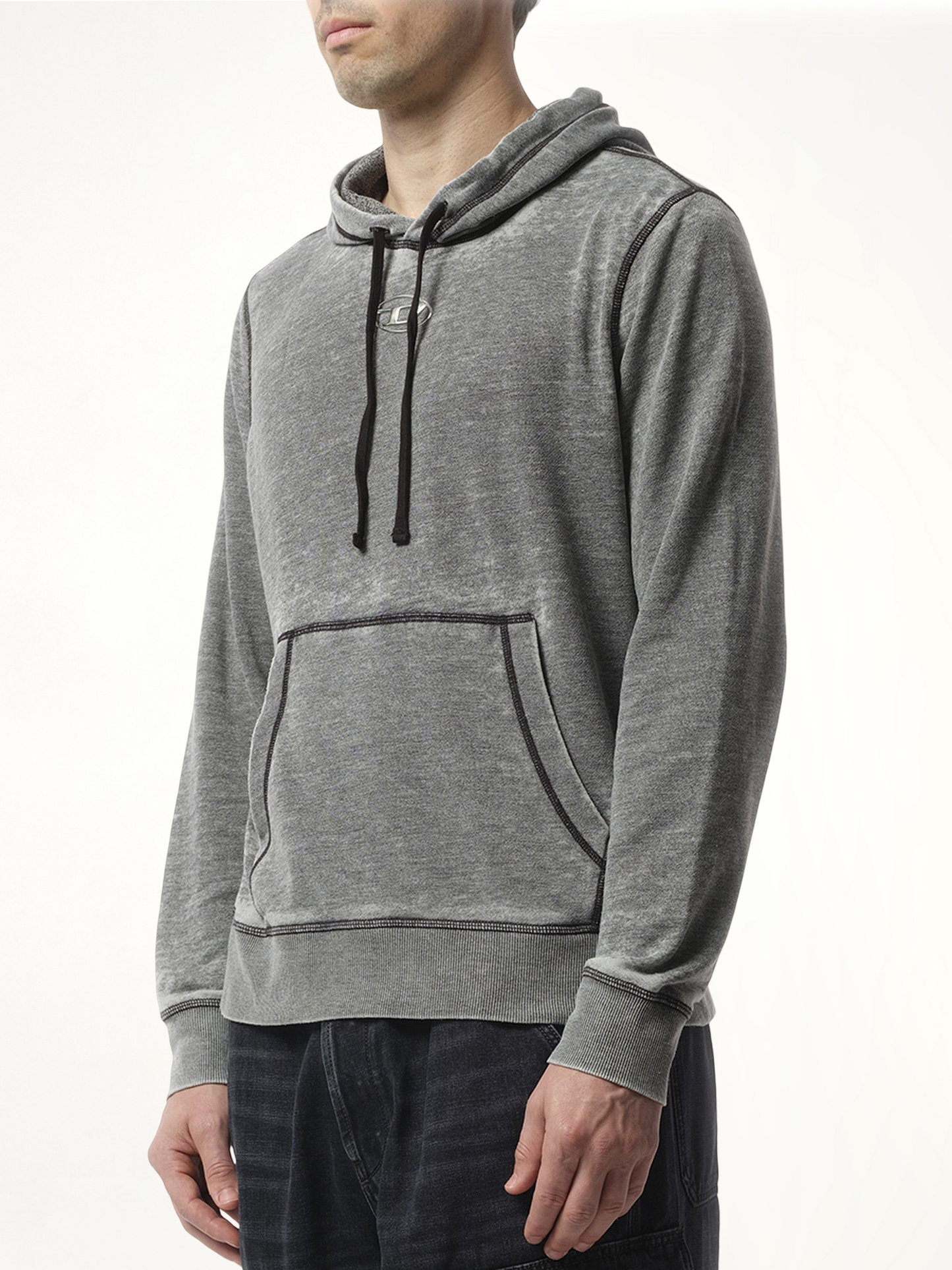 S-Ginn Hoodie in Grey