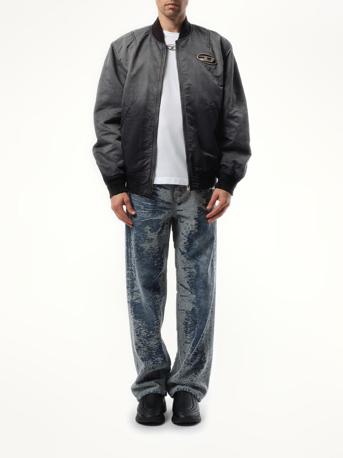 Diesel J-Kepes Bomber Jacket in Blue