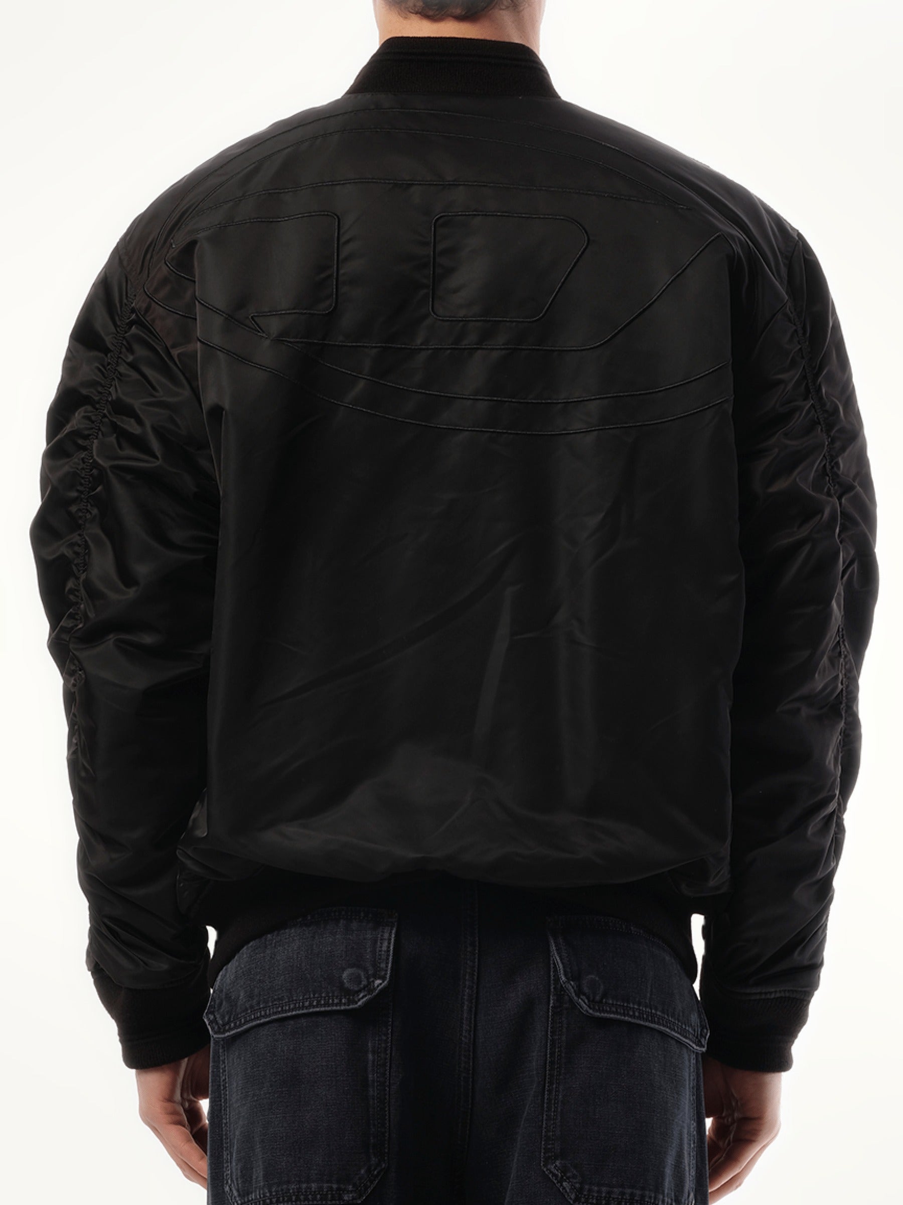 Diesel J-Held Bomber Jacket in Black