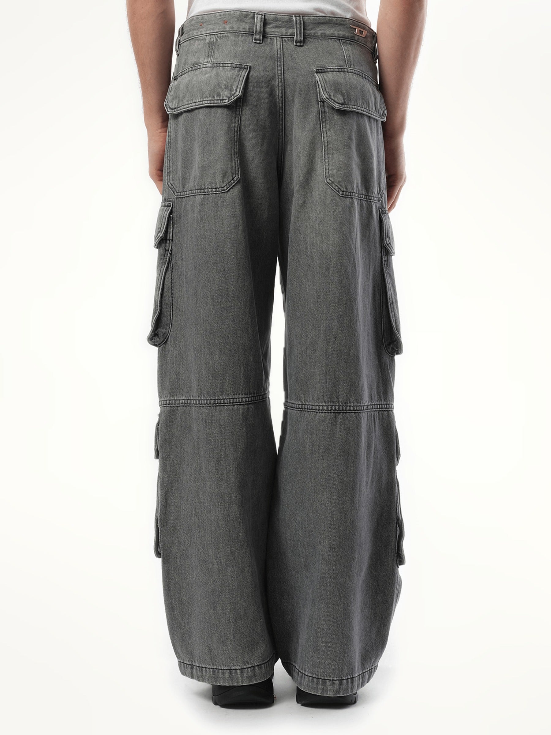 Diesel D-Touch Cargo Pants in Grey