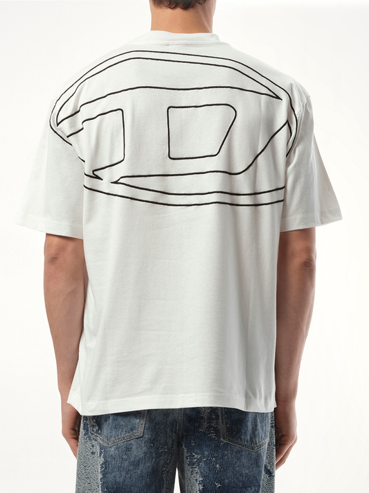 T-Boggy Oval D T-Shirt in White