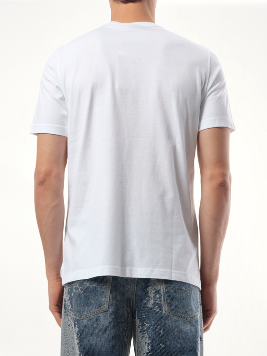 T-Adjust D Logo T-Shirt in White