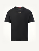 T-Adjust D Logo T-Shirt in Black