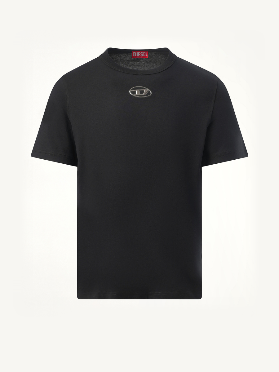 T-Adjust D Logo T-Shirt in Black