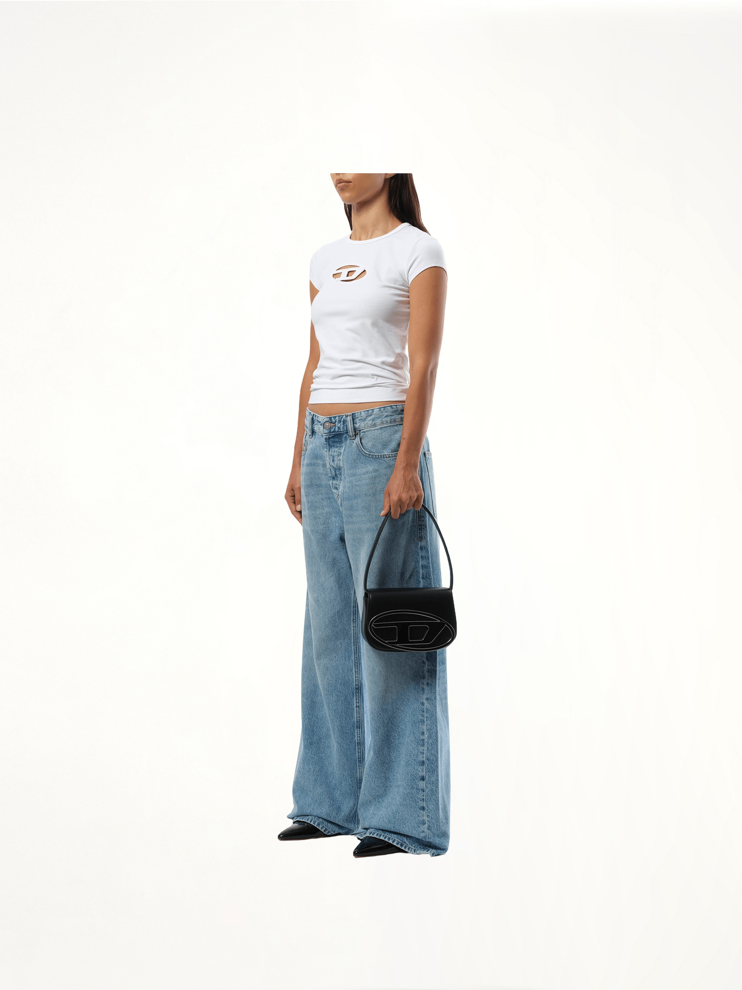 1DR Shoulder Bag in Black