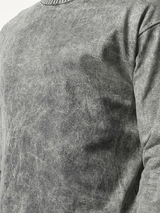 Marble Effect Sweater in Grey