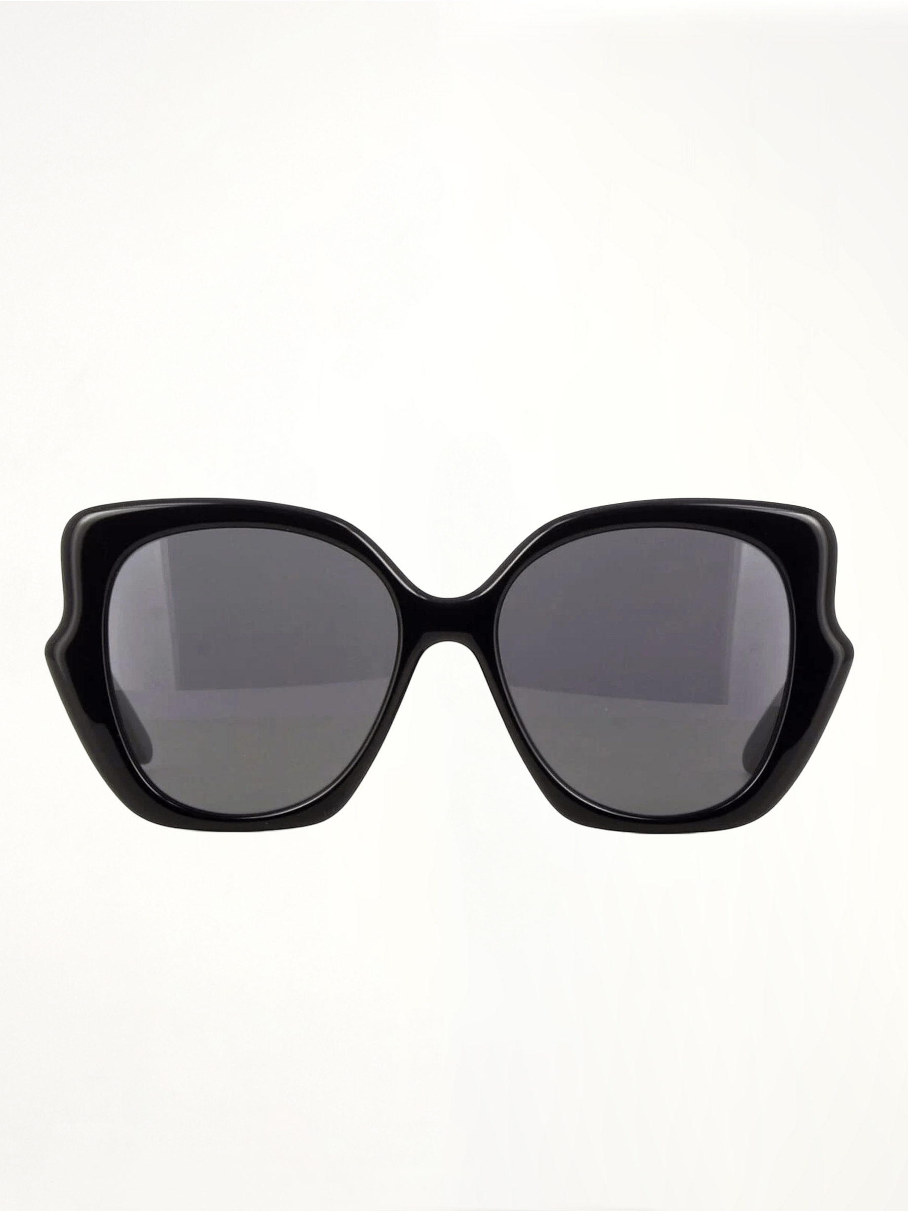 Loewe LW40133F 5501A Acetate Sunglasses in Black/Gold