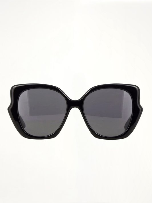 Loewe LW40133F 5501A Acetate Sunglasses in Black/Gold