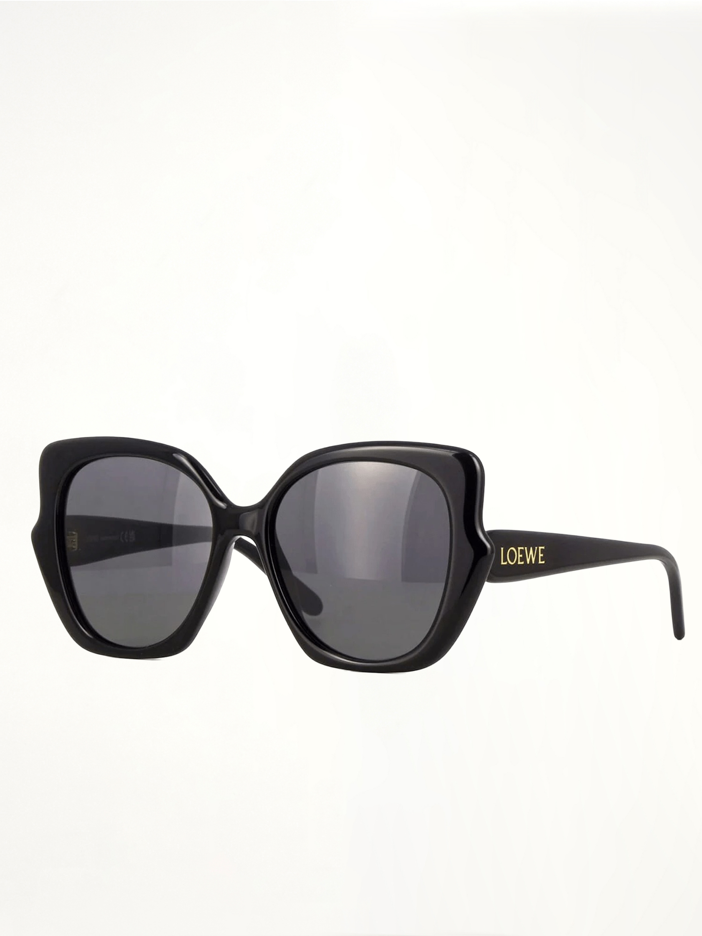 Loewe LW40133F 5501A Acetate Sunglasses in Black/Gold