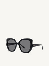 Loewe LW40133F 5501A Acetate Sunglasses in Black/Gold