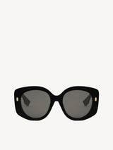 Fendi FE40137F 5301A Acetate Sunglasess in Black/Gold