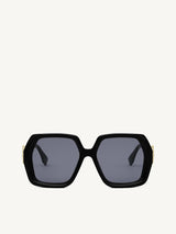 Fendi FE40139F 5401V Acetate Sunglasess in Black/Gold