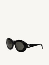 Celine CL40292U 5401A Acetate Sunglasses in Black/Silver
