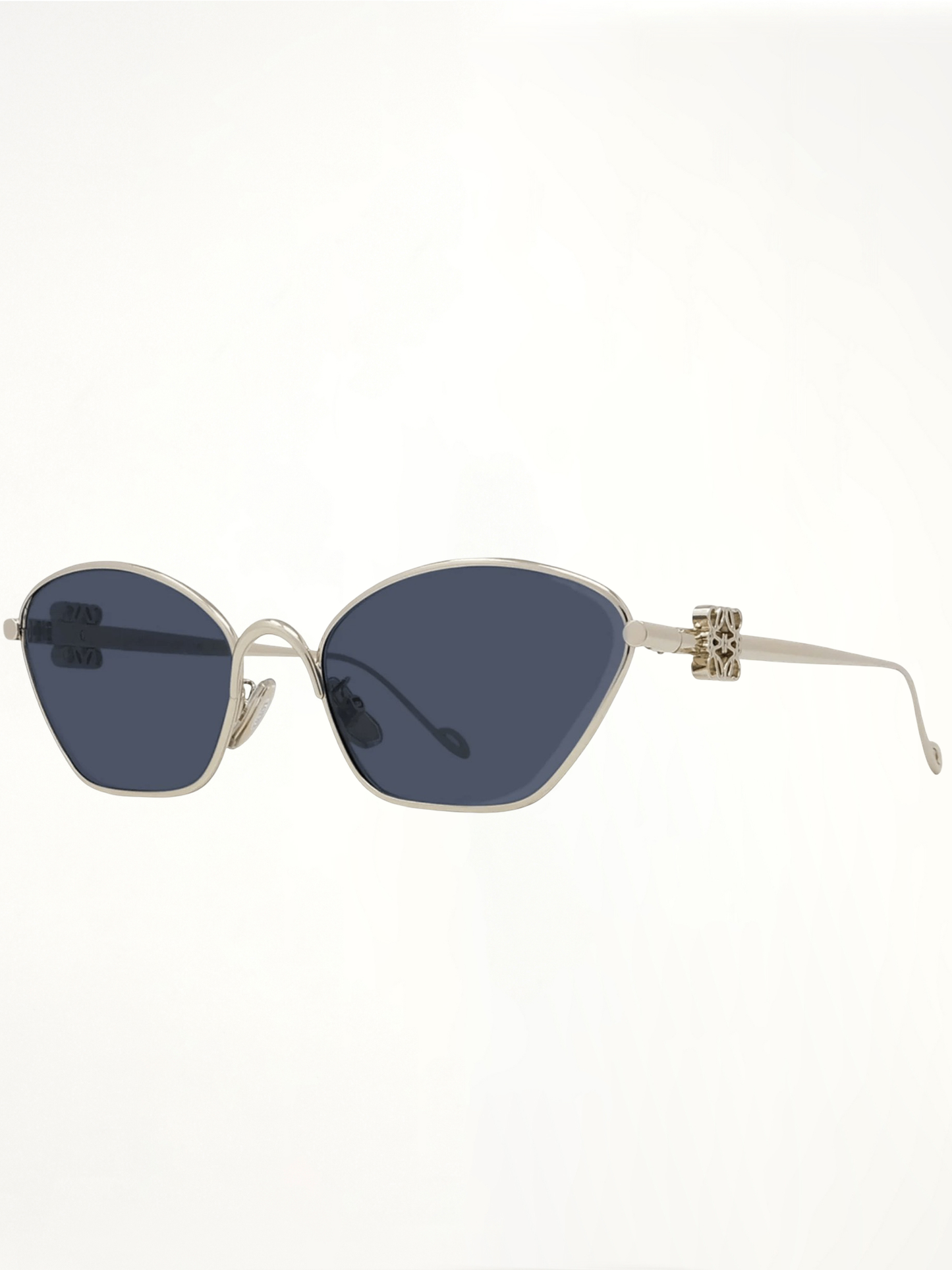 Loewe LW40115U 5732V Metal Sunglasses in Gold/Blue