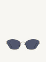 Loewe LW40115U 5732V Metal Sunglasses in Gold/Blue