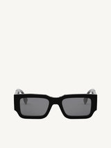 Fendi FE40131I 5101A Acetate Sunglasses in Black/Silver