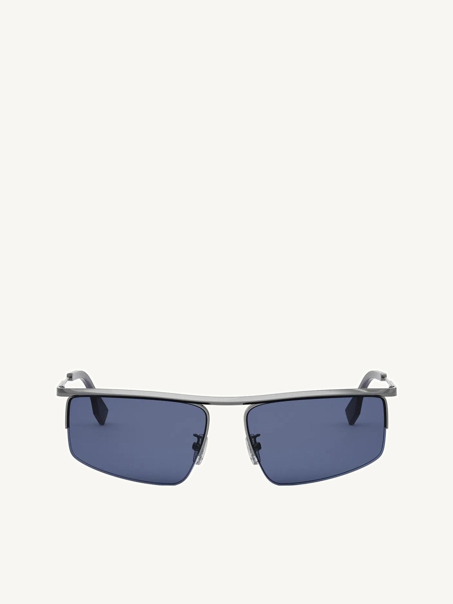 Fendi FE40141U 6012V Metal Sunglasess in Grey/Blue