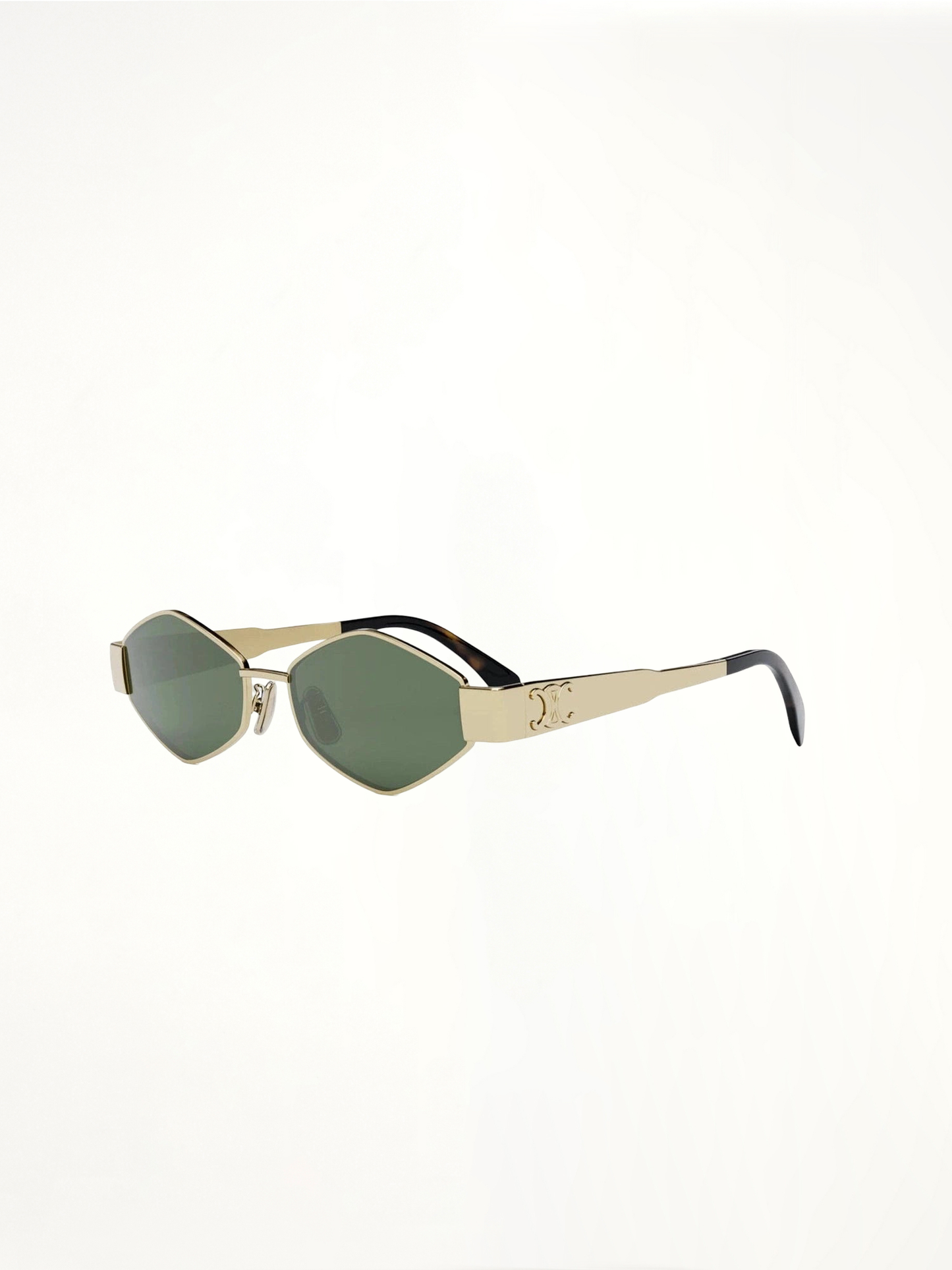Celine CL40254U 5430N Metal Sunglasses in Gold/Tortoise