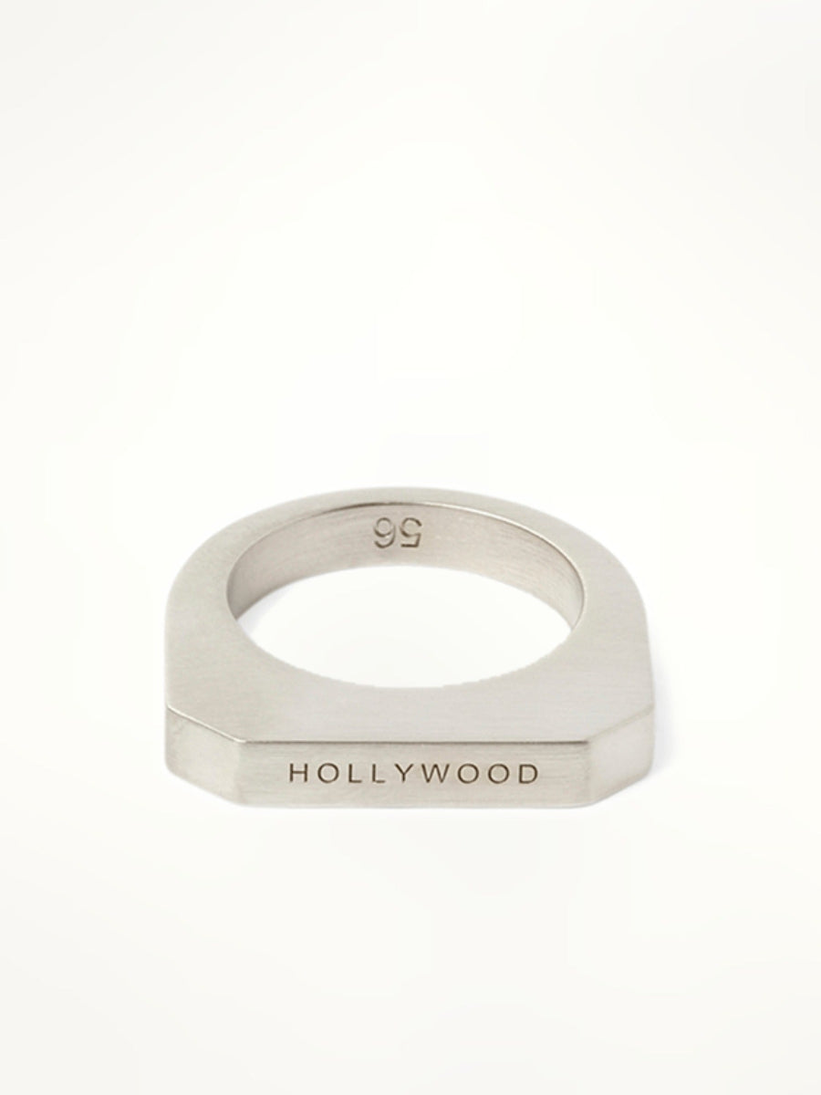 Rick Owens Hollywood Ring in Palladio