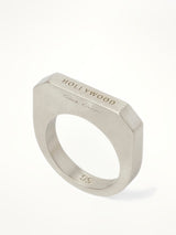 Rick Owens Hollywood Ring in Palladio