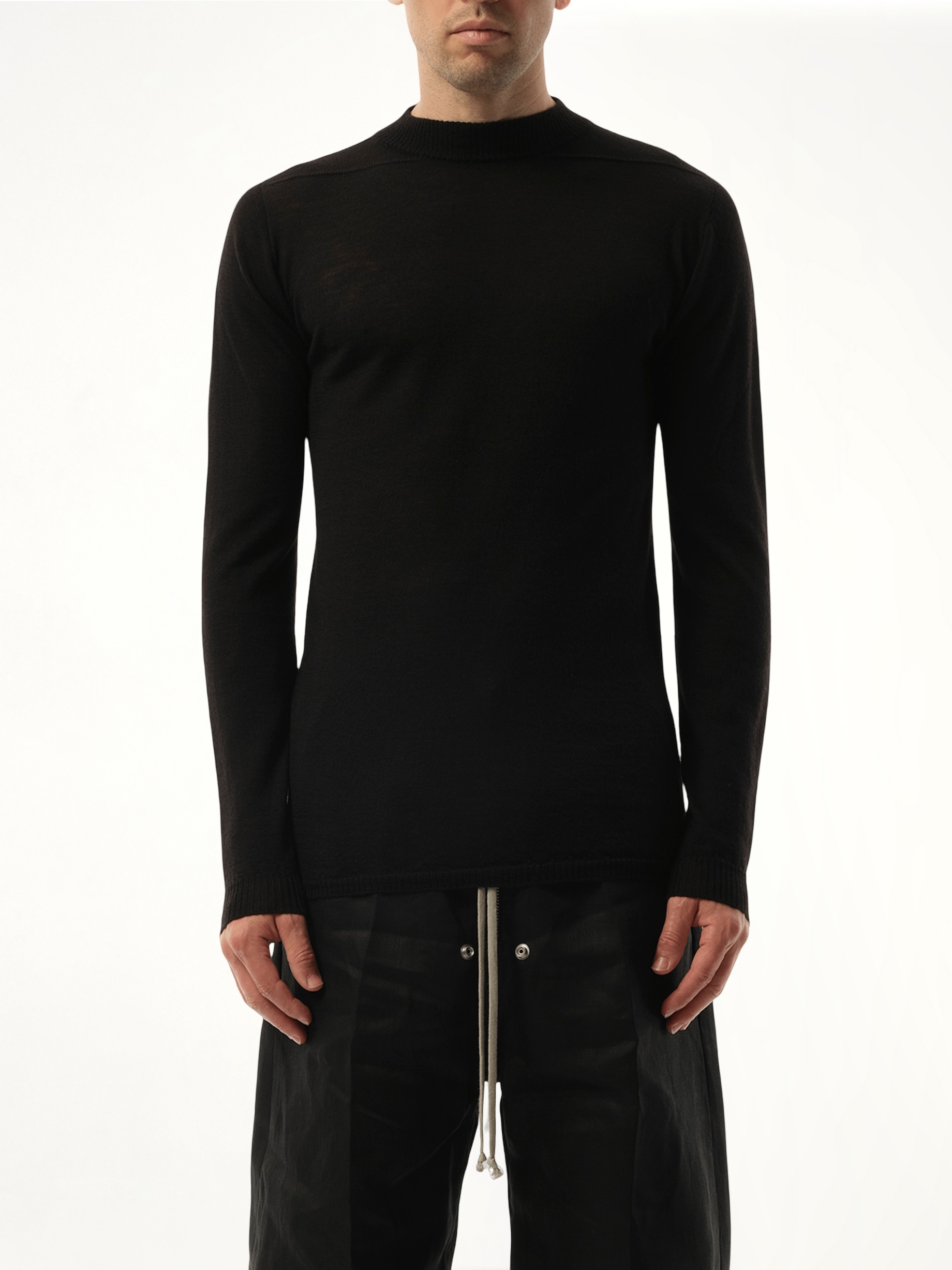 Level Lupetto Sweater in Black