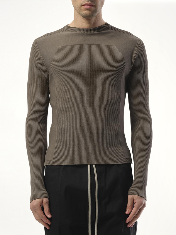 Ribbed Geo Sweater in Dust