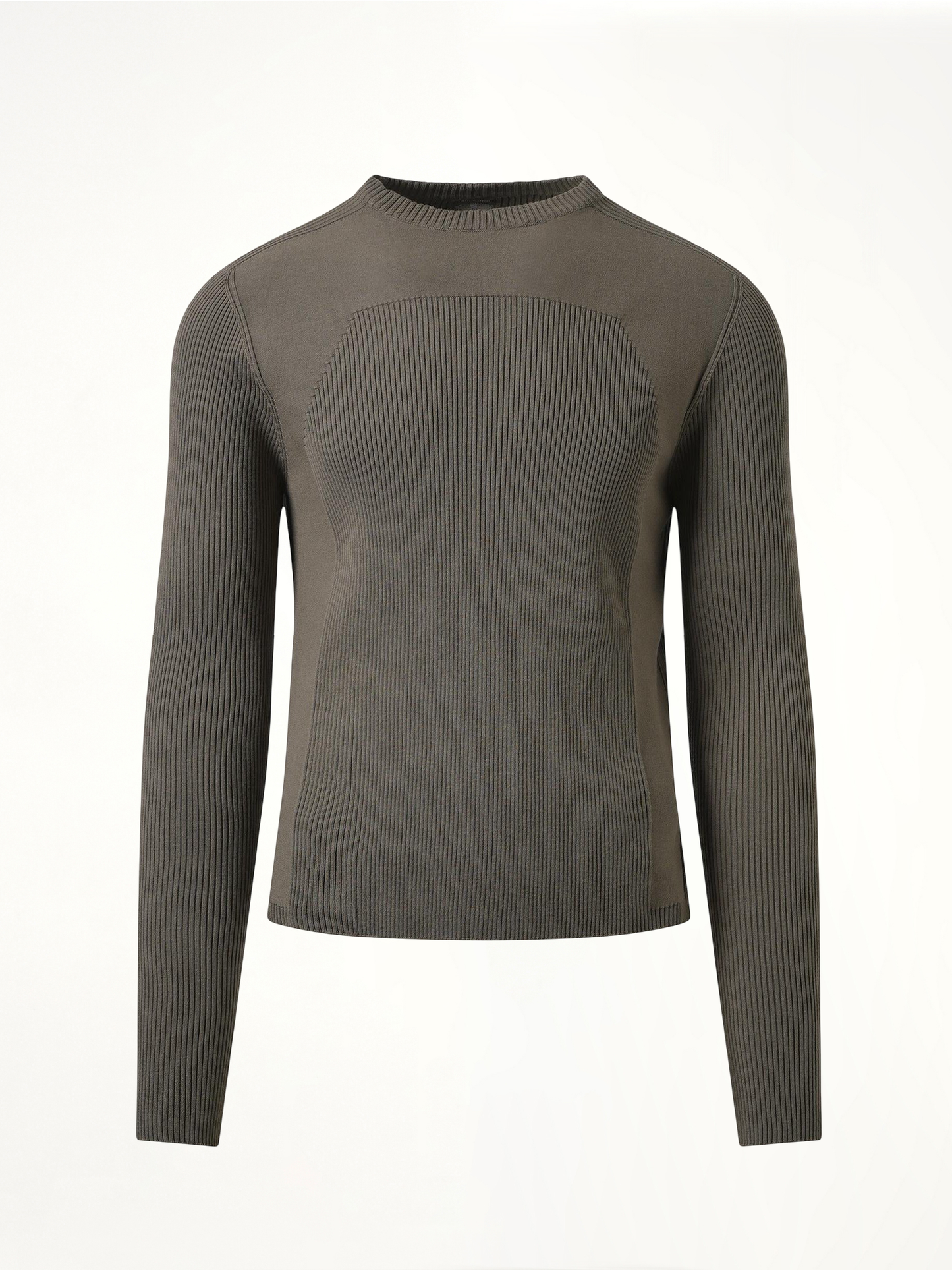 Ribbed Geo Sweater in Dust