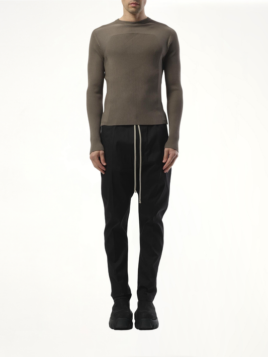 Ribbed Geo Sweater in Dust