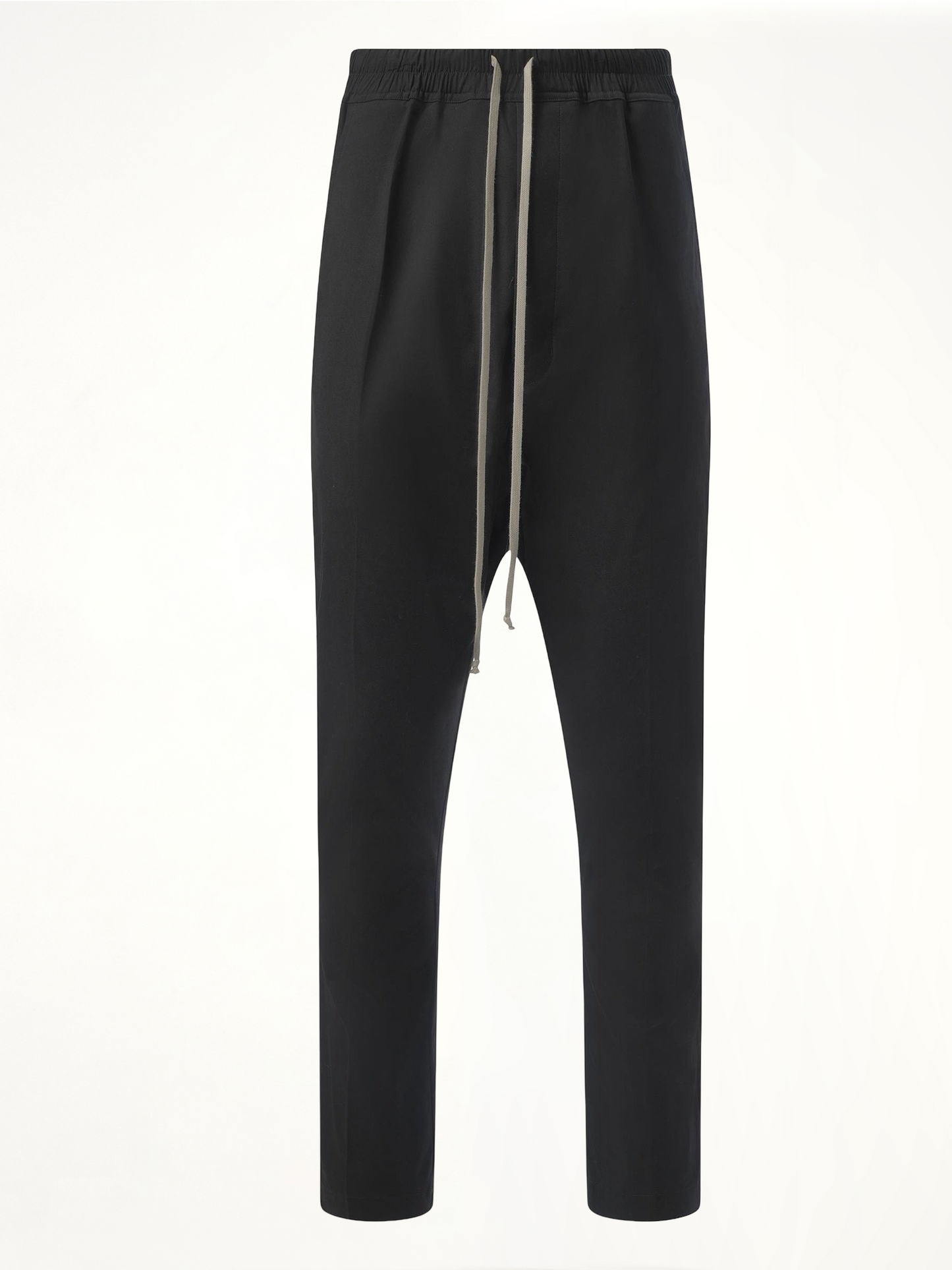 Drawstring Long Pants in Black