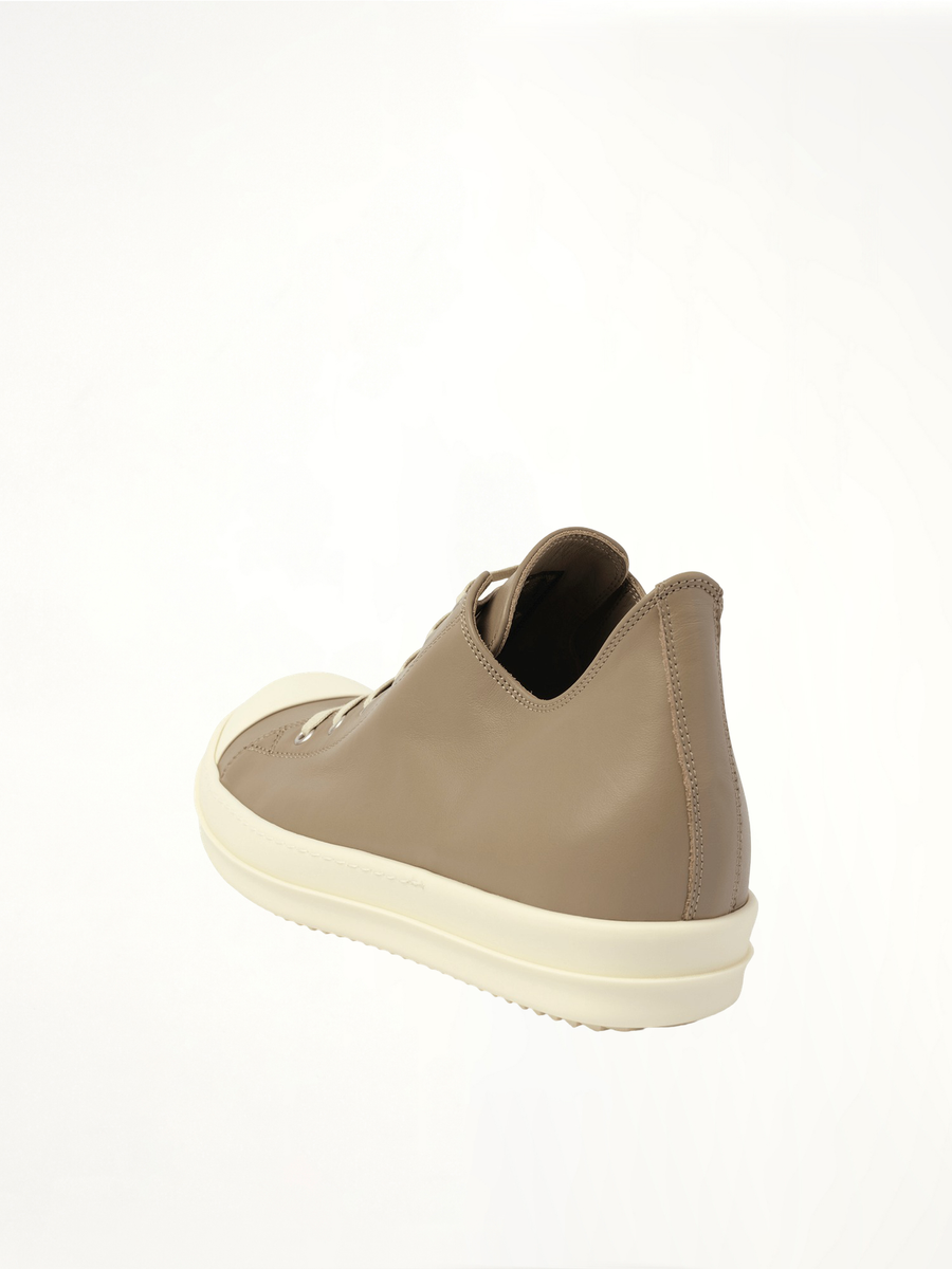Low Sneaks in Flesh/Milk/Milk Back View | RICK OWENS