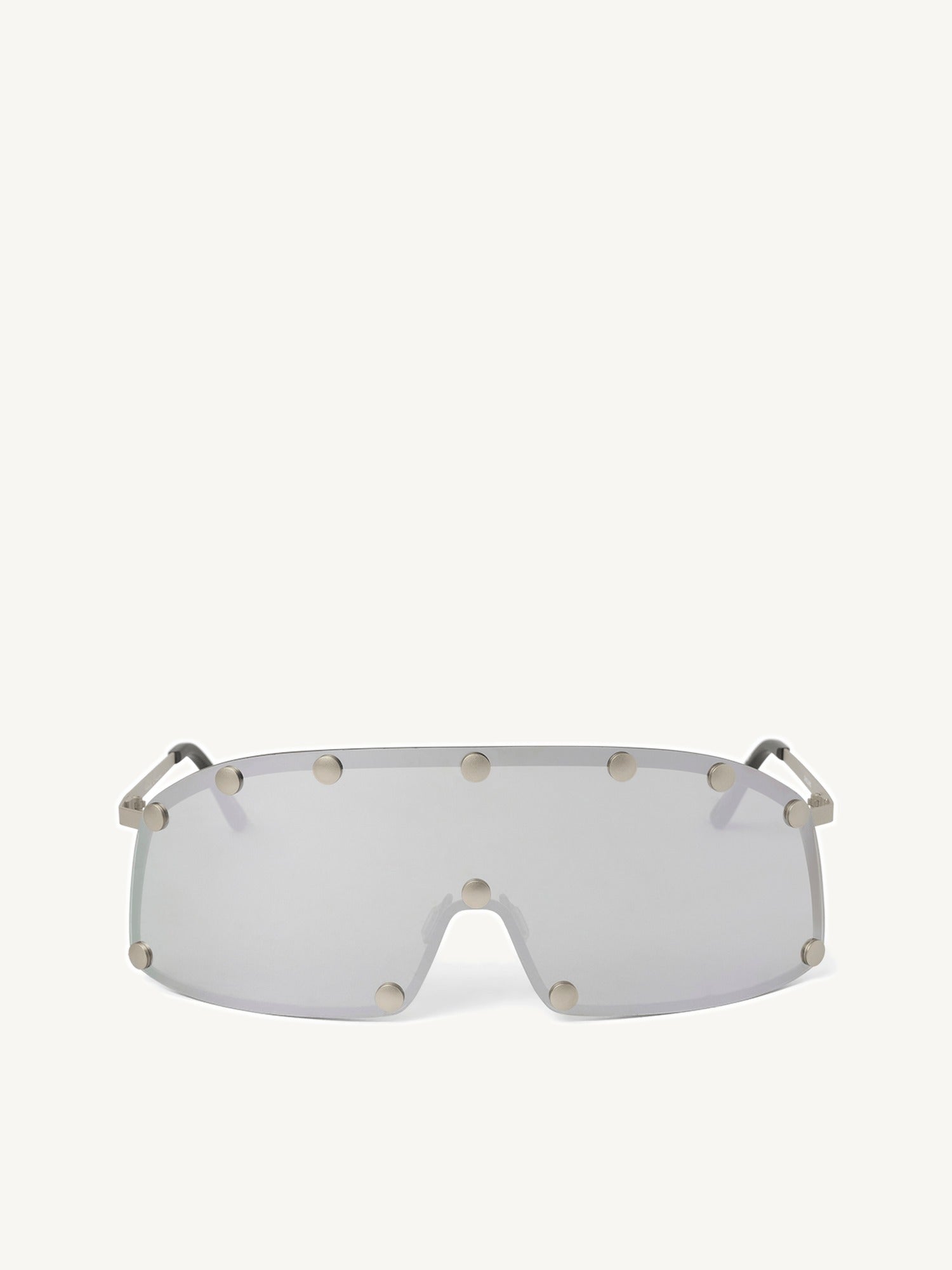 Rick Owens Shielding Sunglasses in Silver