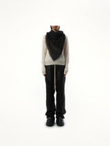 Rick Owens Kika Mega Scarf in Black