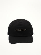 Rick Owens Owenscorp Baseball Cap in Black