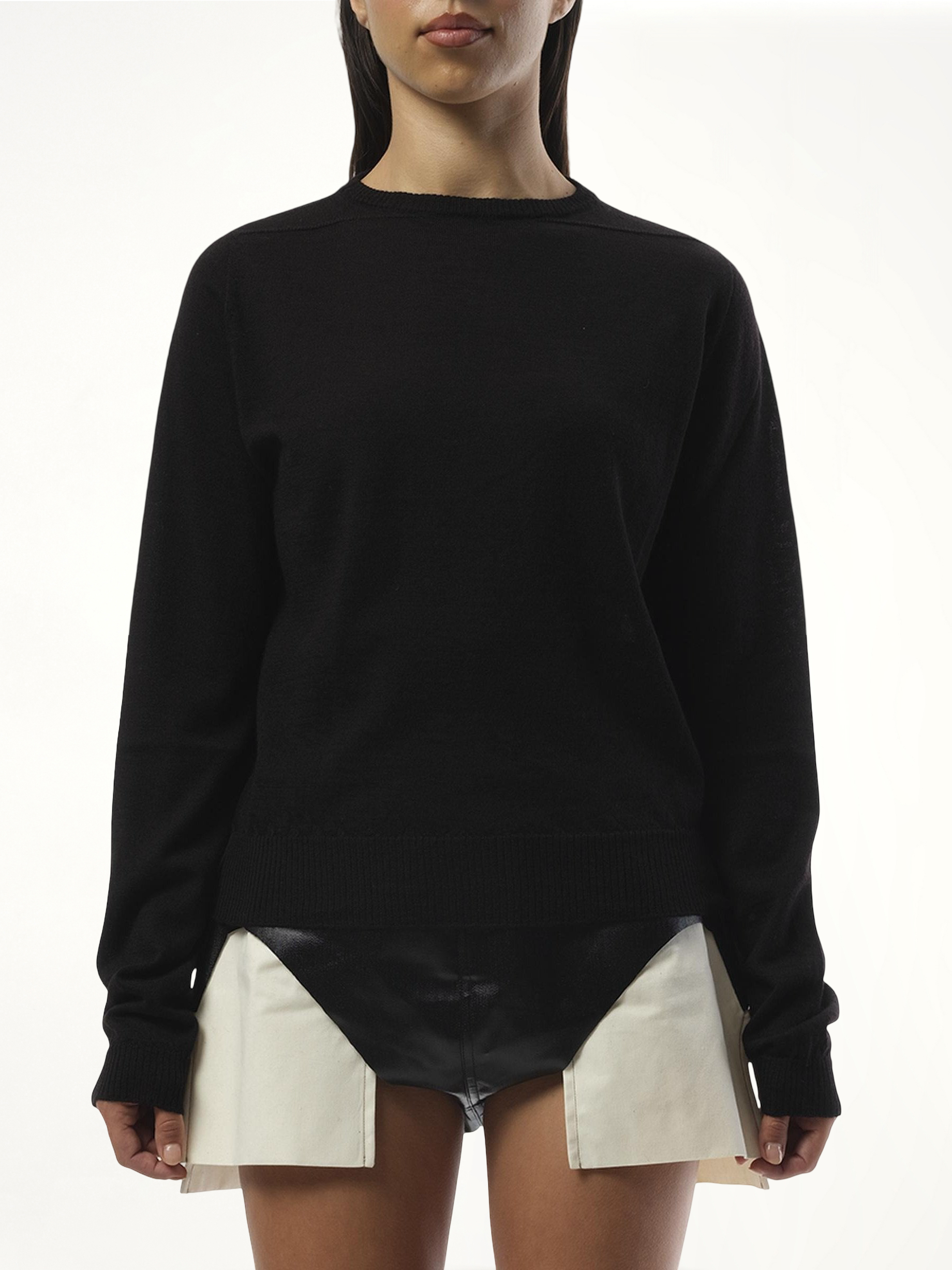 Biker Level Sweater in Black
