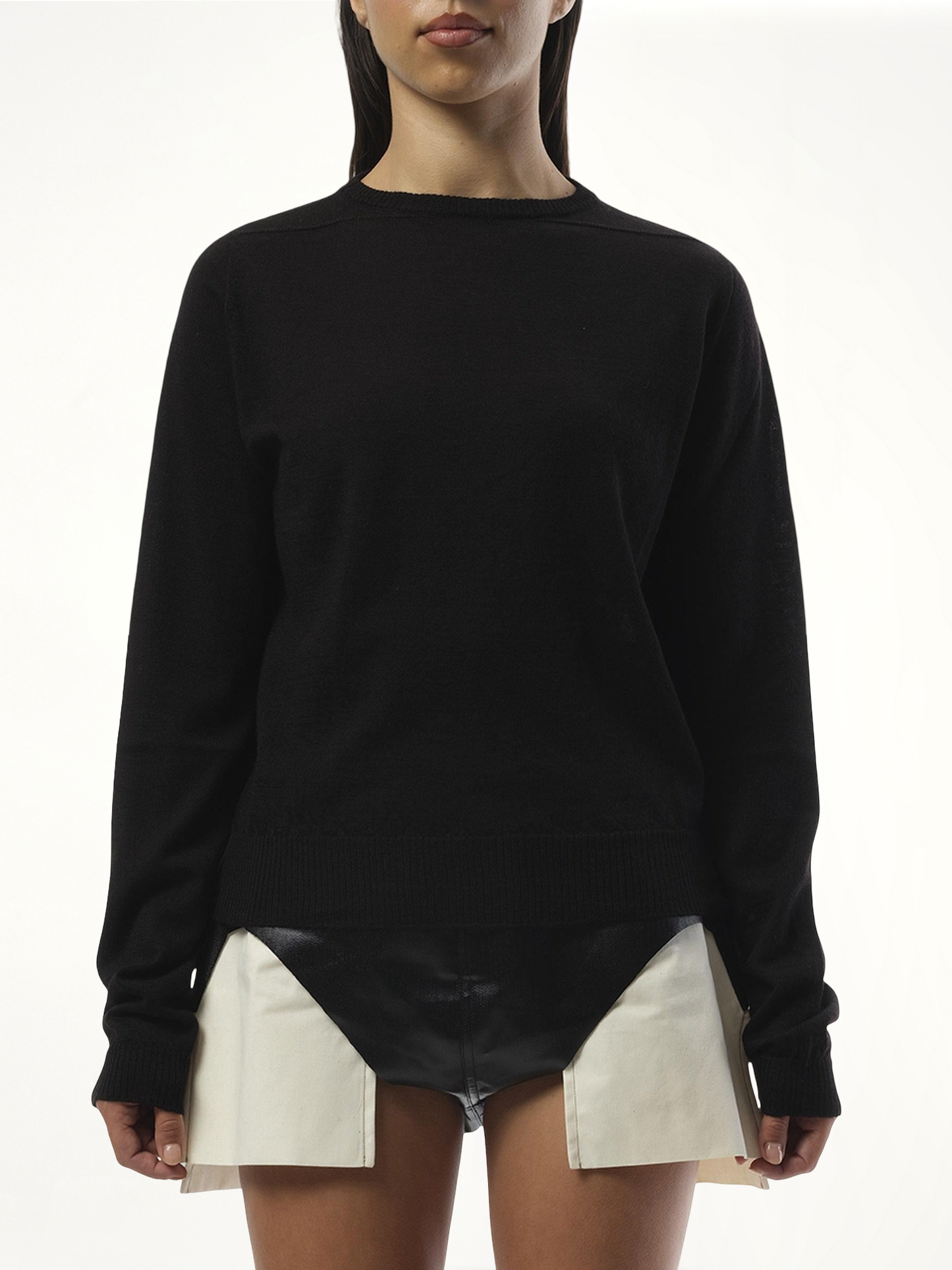 Biker Level Sweater in Black