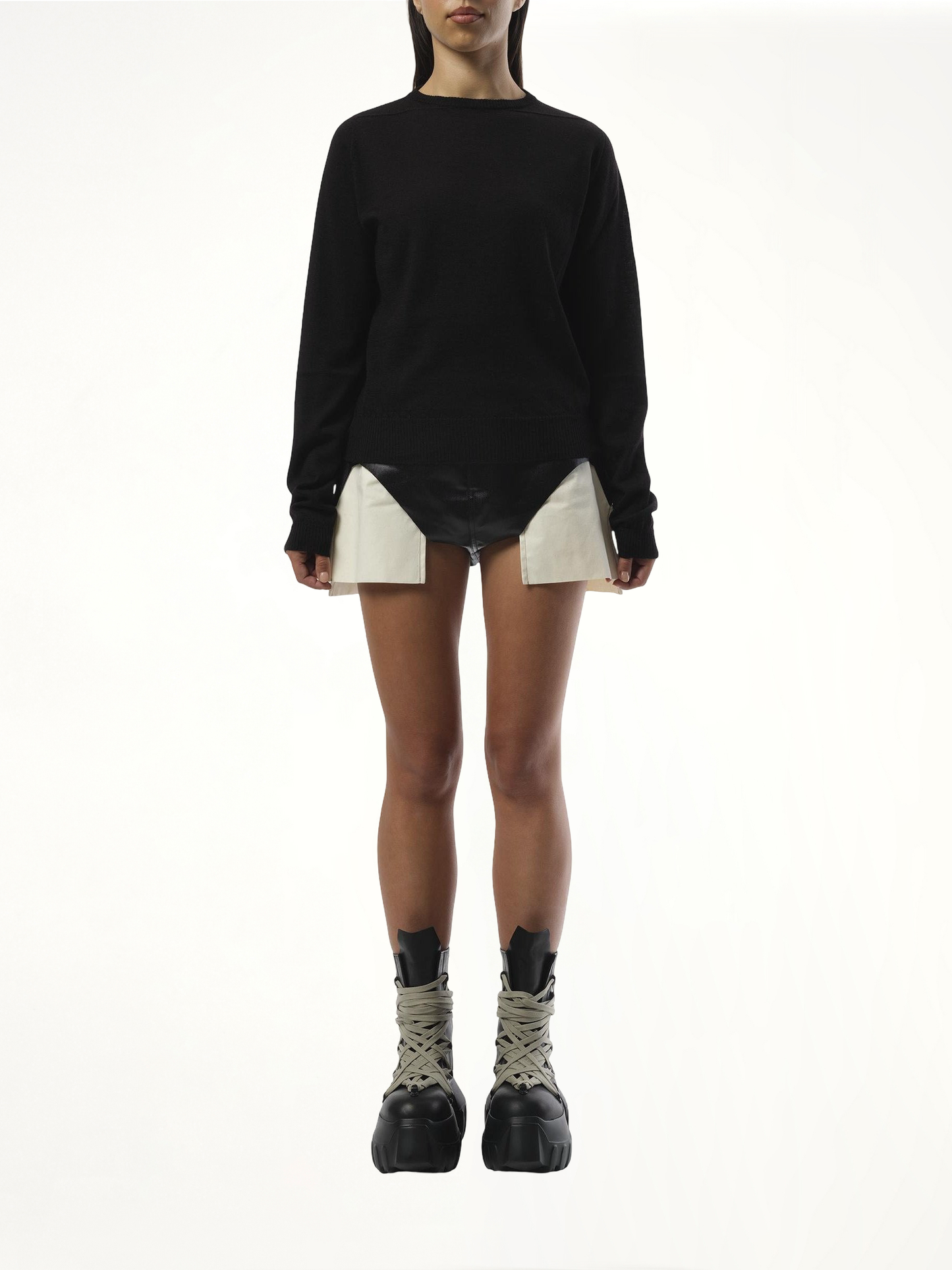 Biker Level Sweater in Black