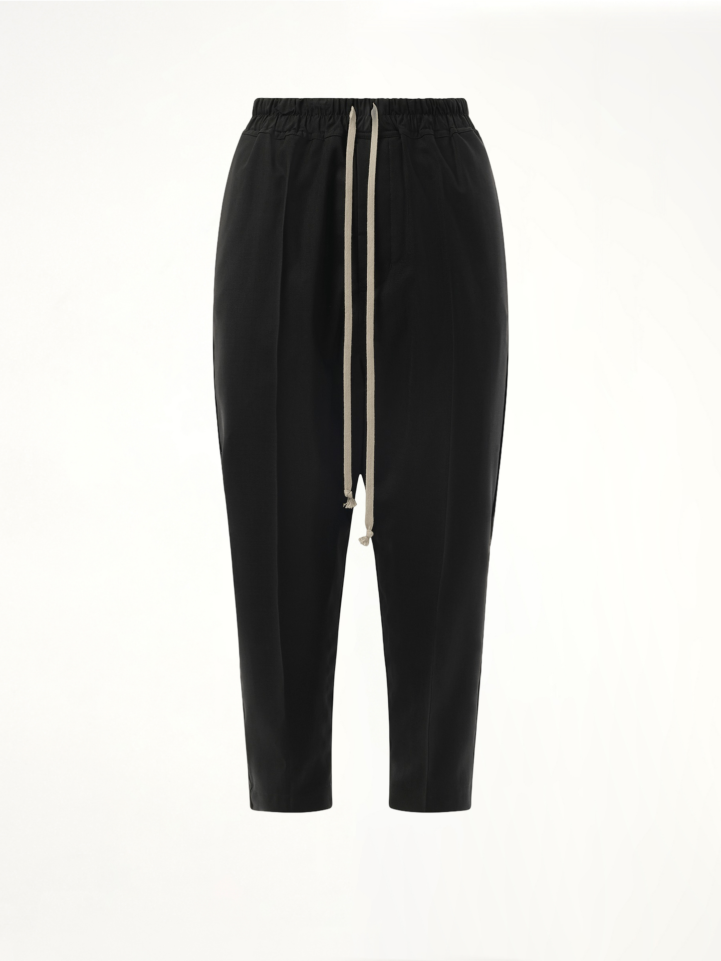 Drawstring Astaires Cropped Pants in Black