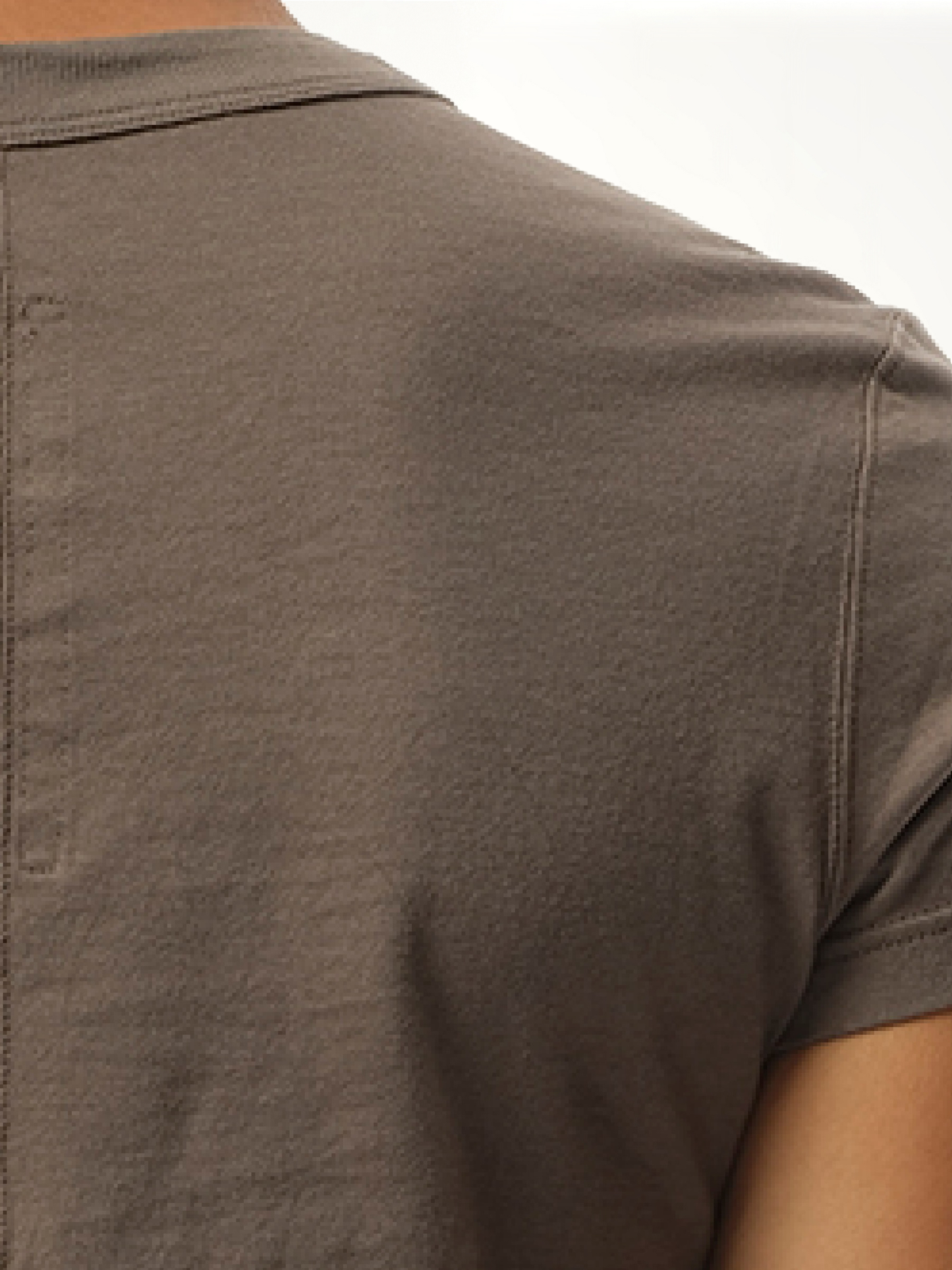 Cropped Level T-Shirt in Dust