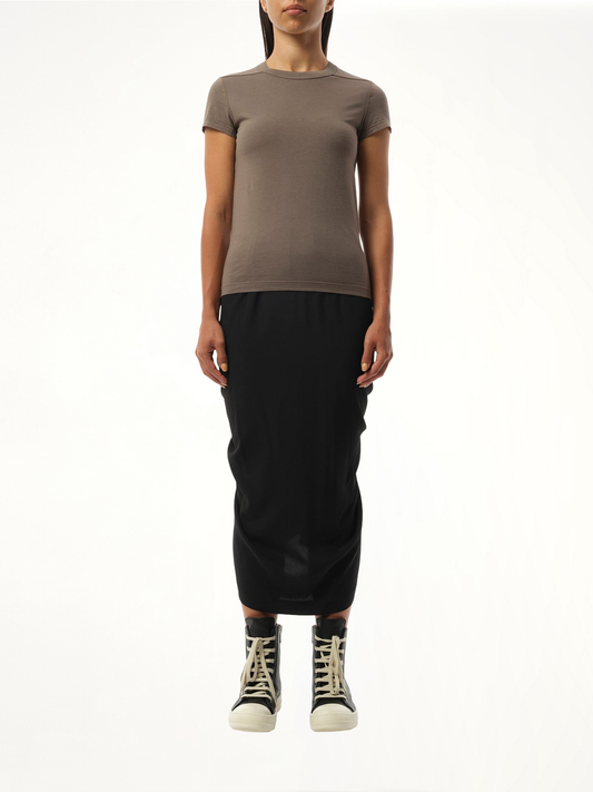 Cropped Level T-Shirt in Dust